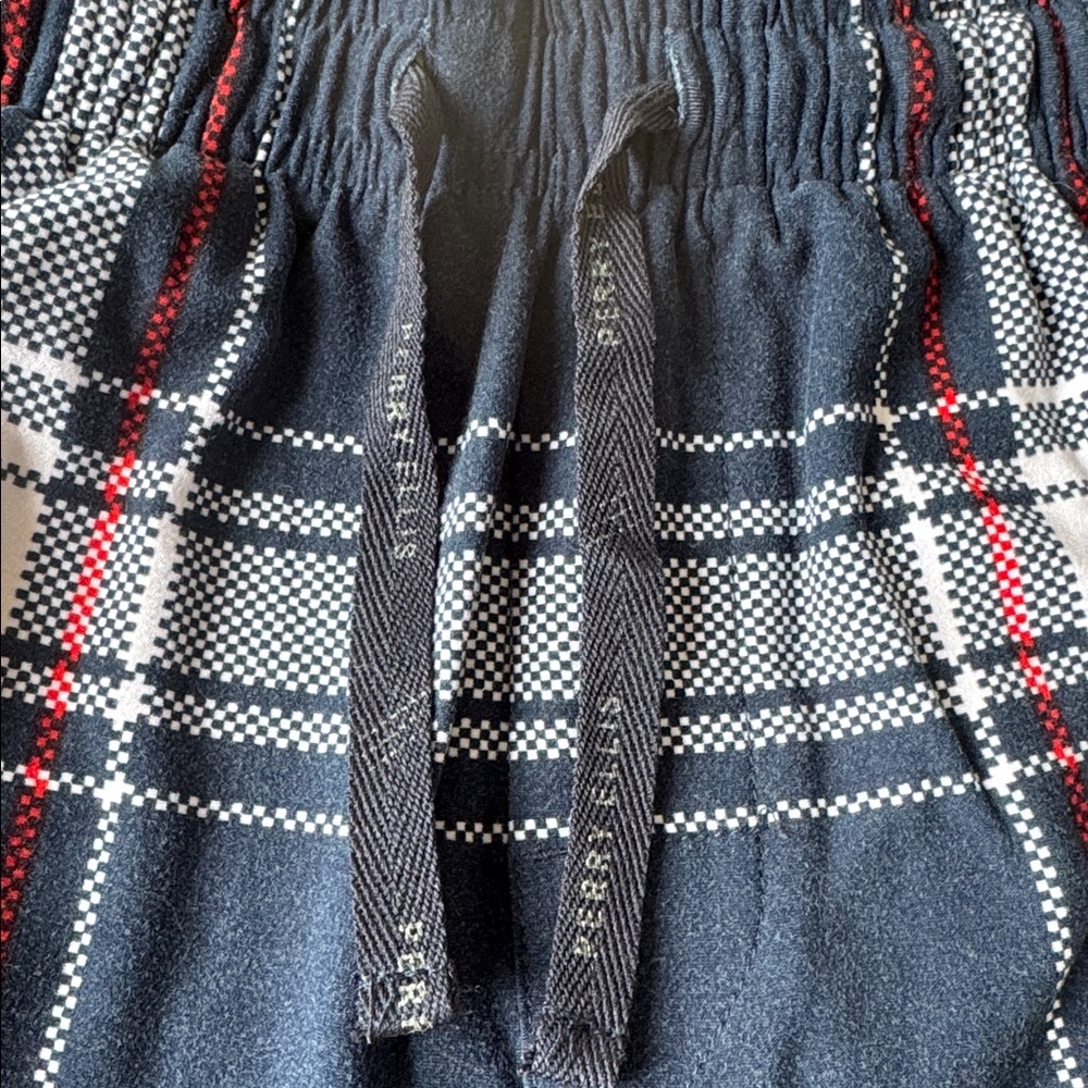 Eddie Bauer & Perry Ellis Lounge Red & Blue Plaid Pants - Picture 9 of 10